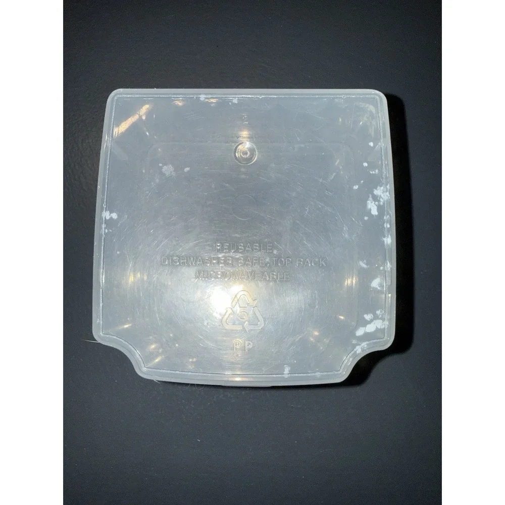Vintage Kraft Cheese Singles Hinged Plastic Storage Container ~ Retro Oldschool